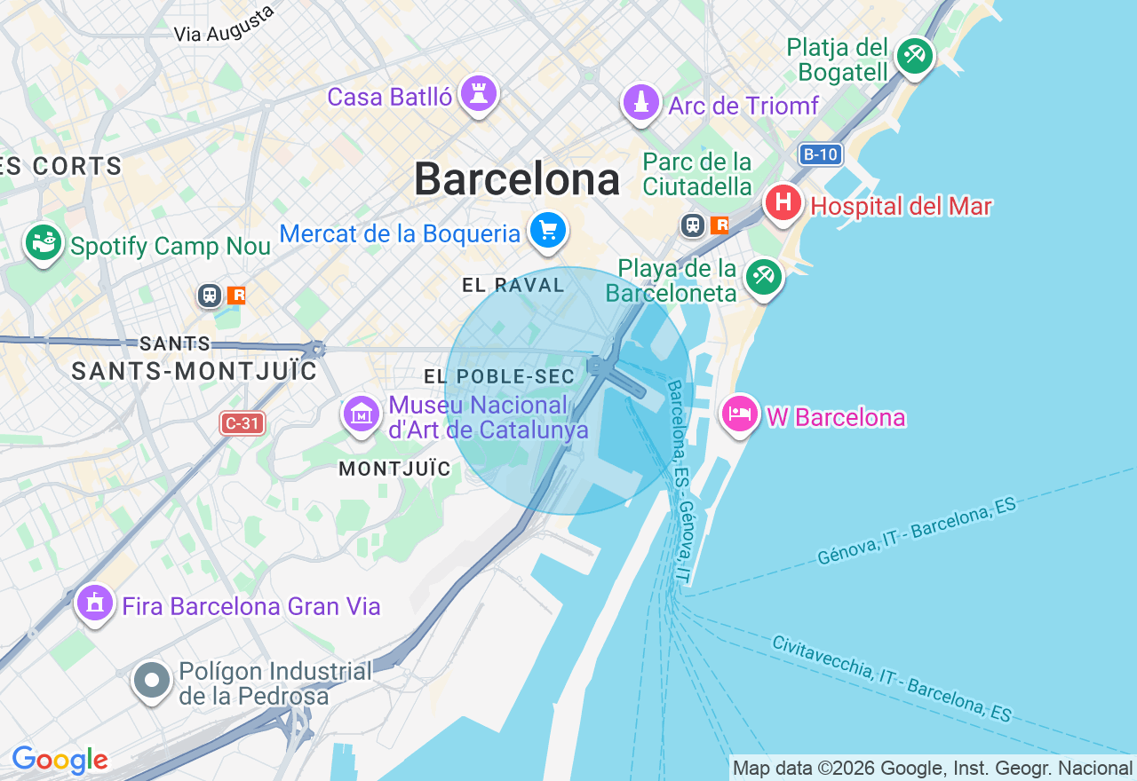 Mapa de la ubicación