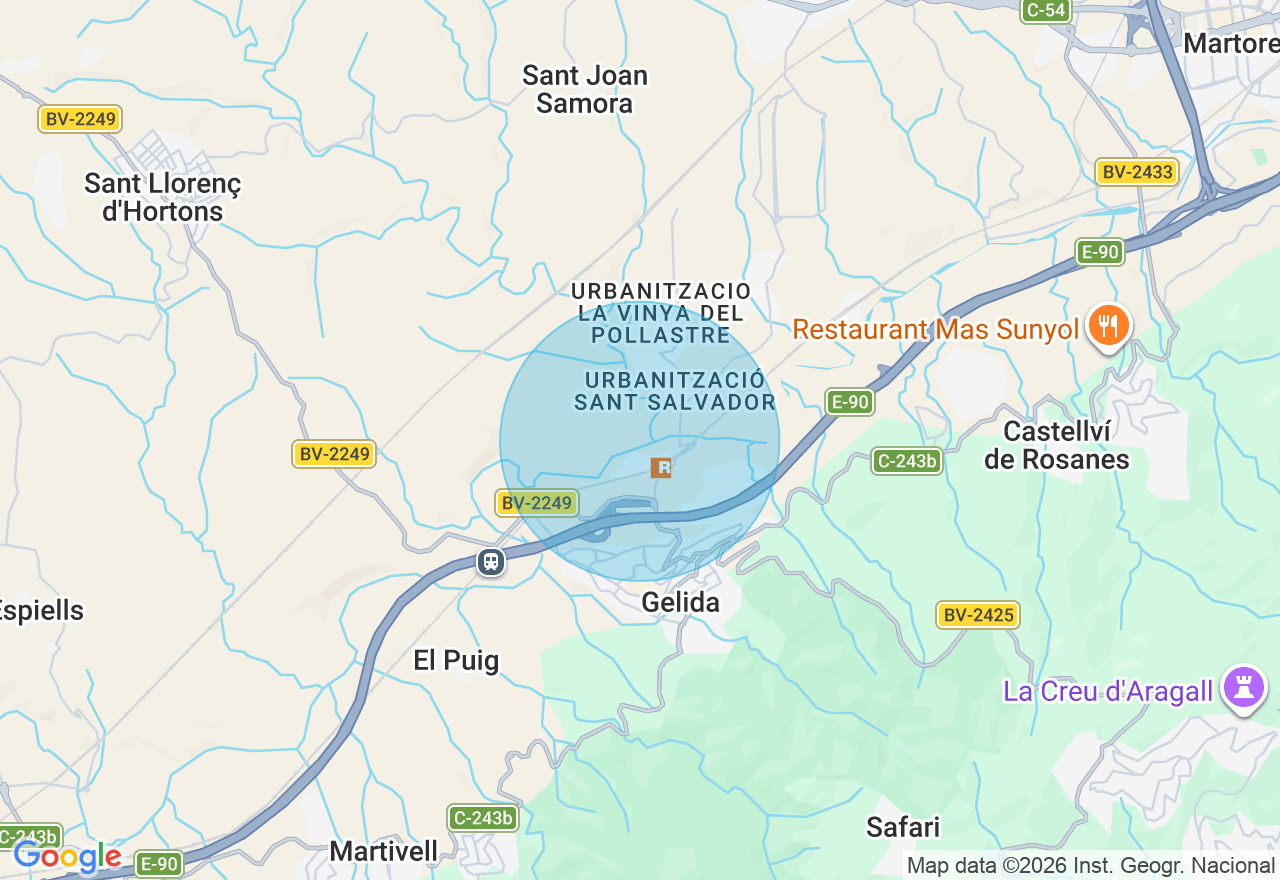Mapa de la ubicación