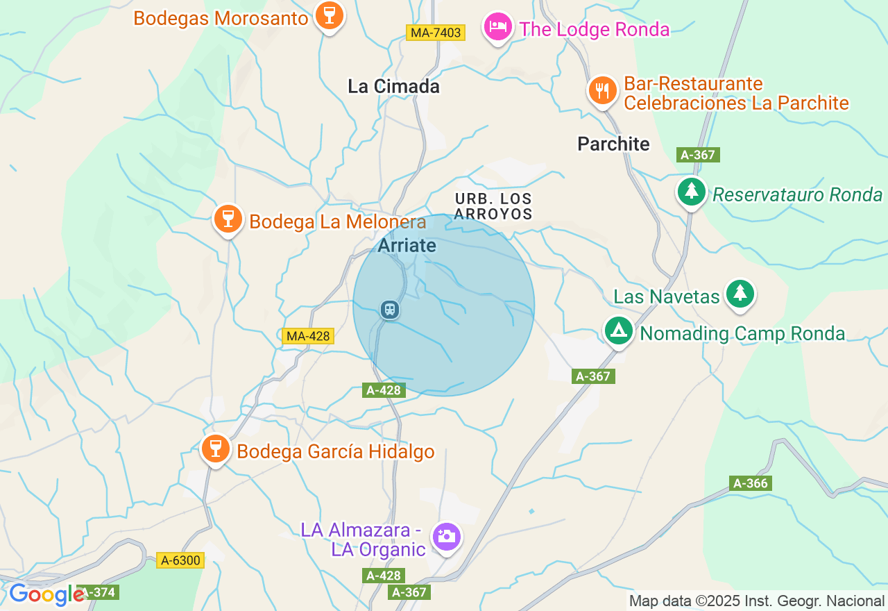 Mapa de la ubicación