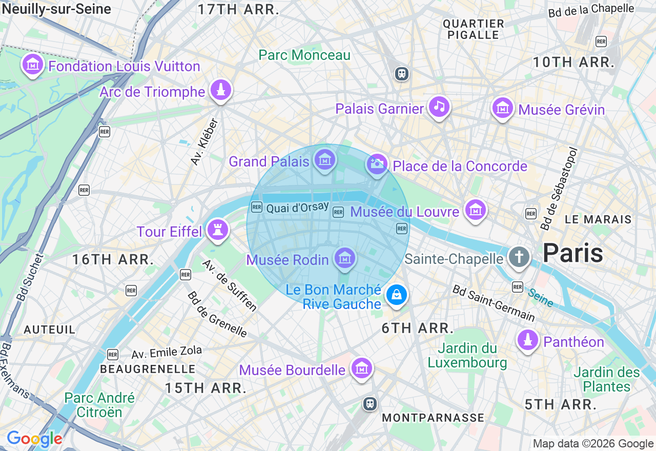 Carte de l'emplacement
