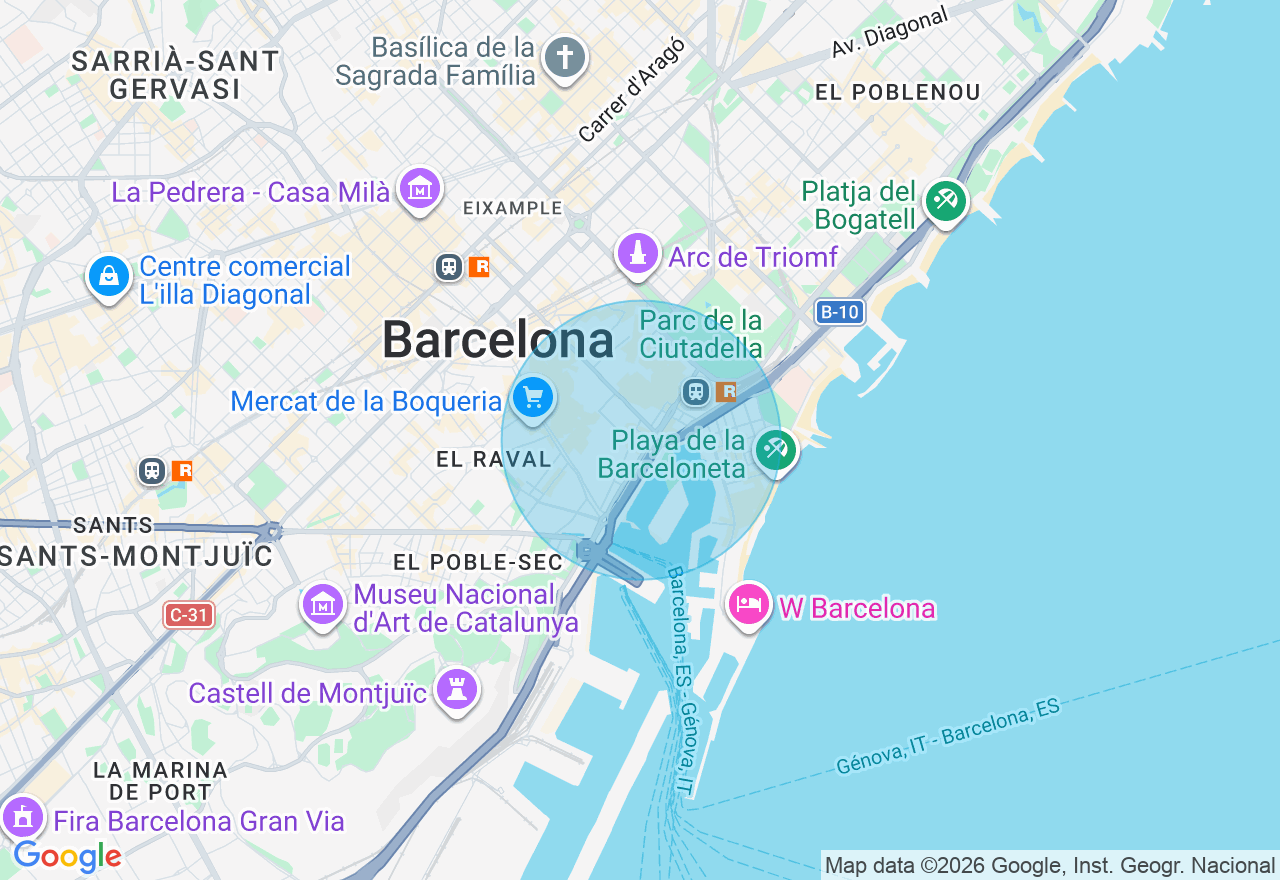 Mapa de la ubicación