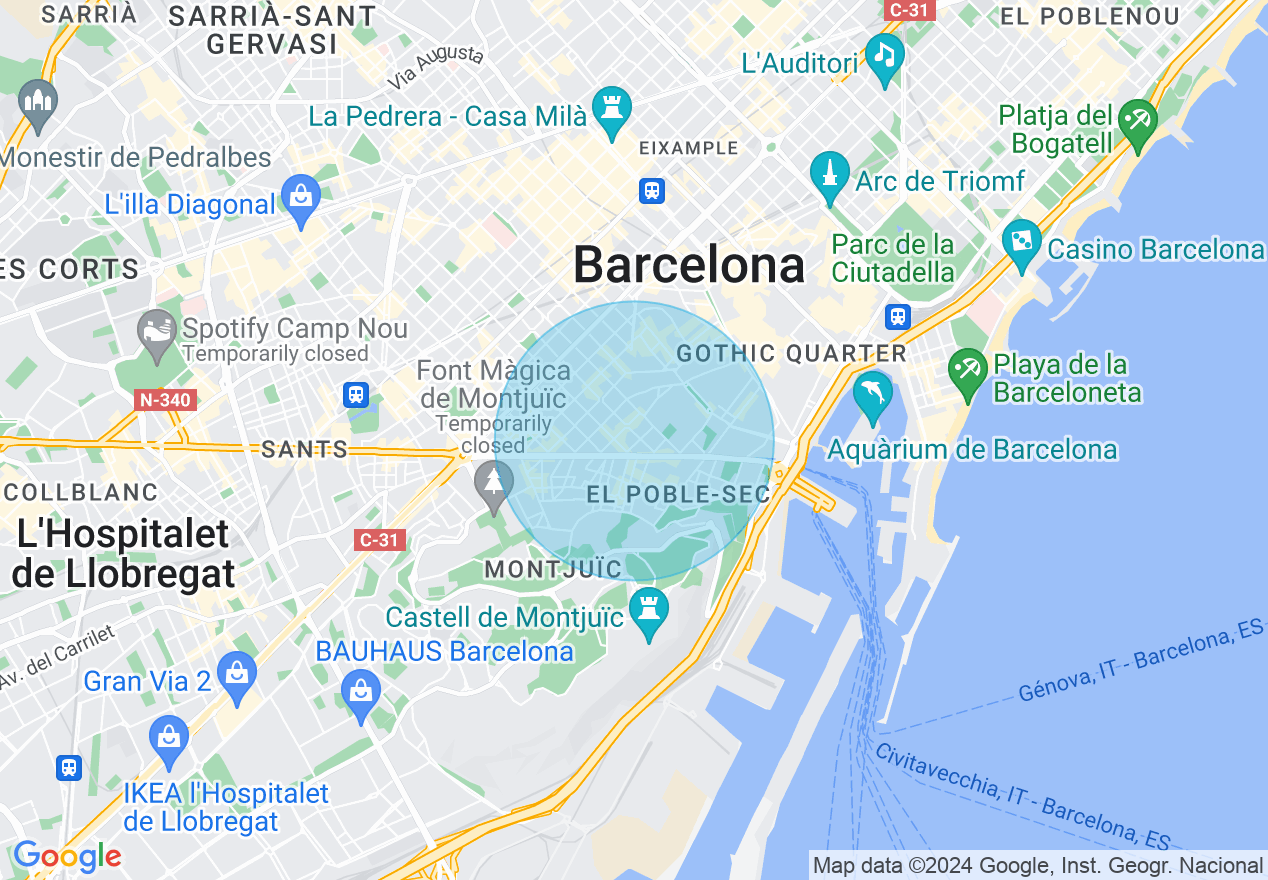 Mapa de la ubicación