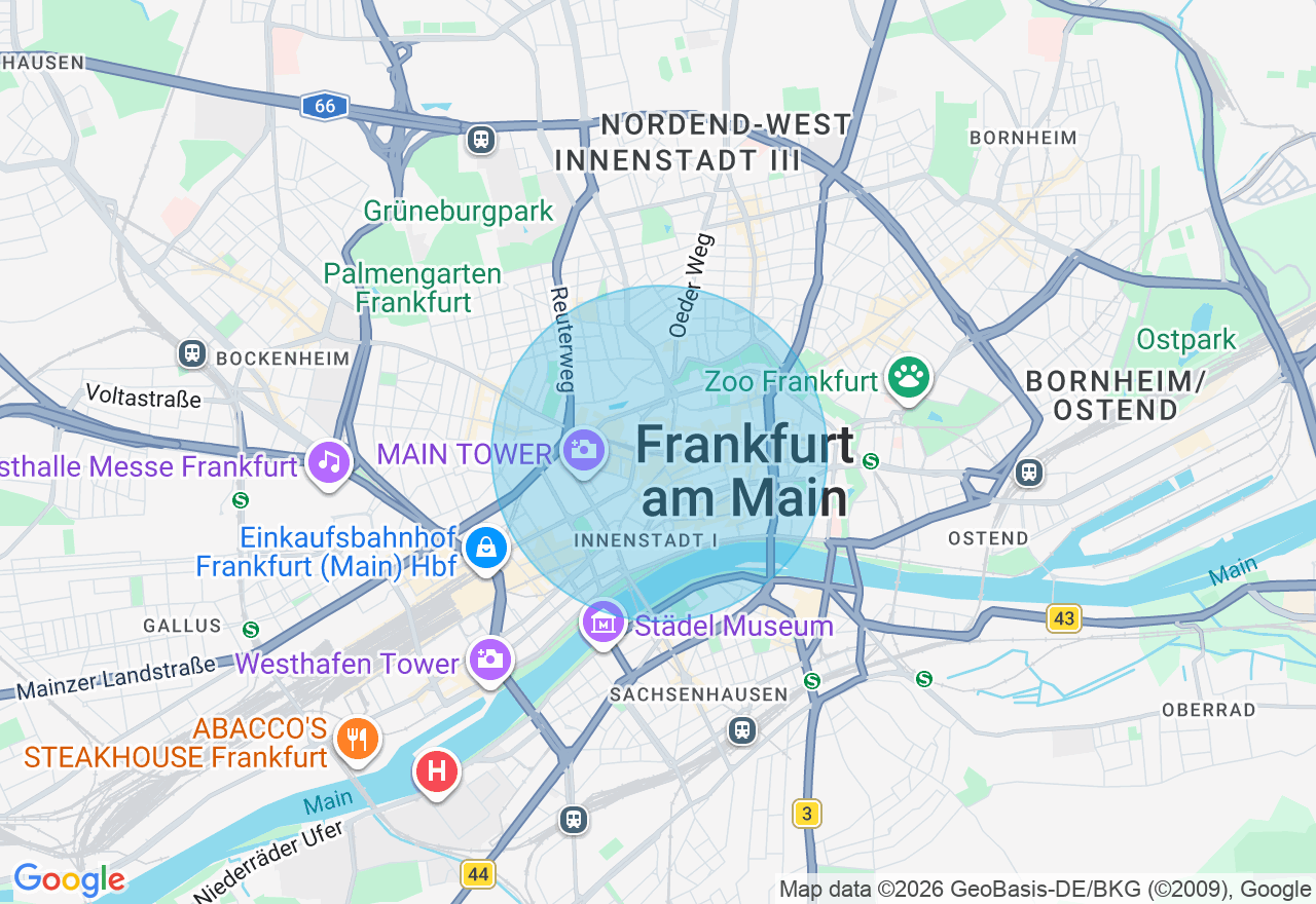 Kartenansicht der Location