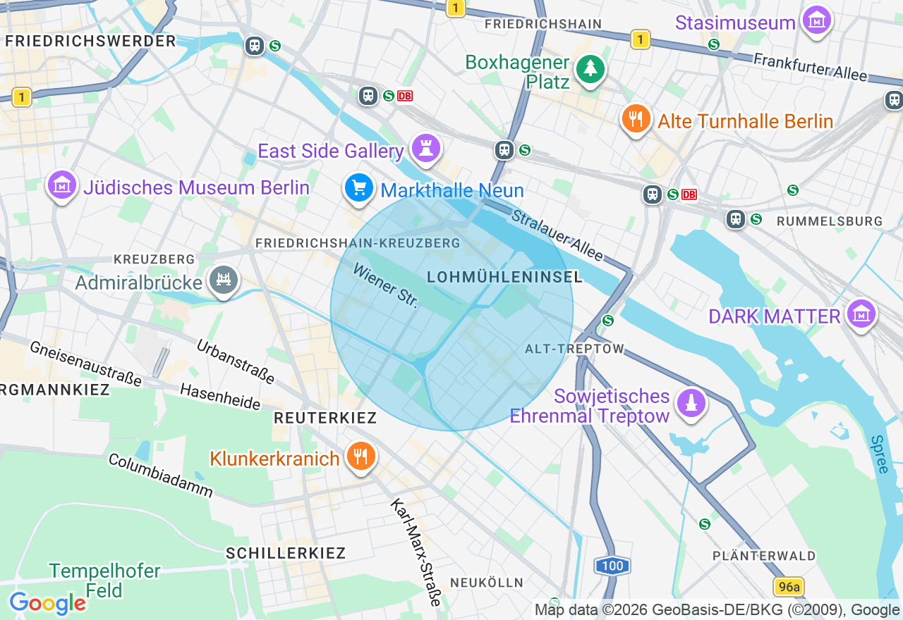 Kartenansicht der Location