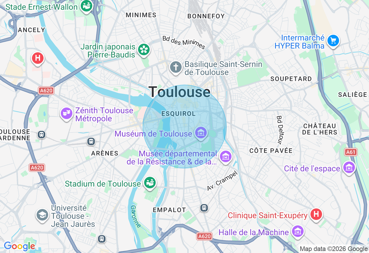 Carte de l'emplacement