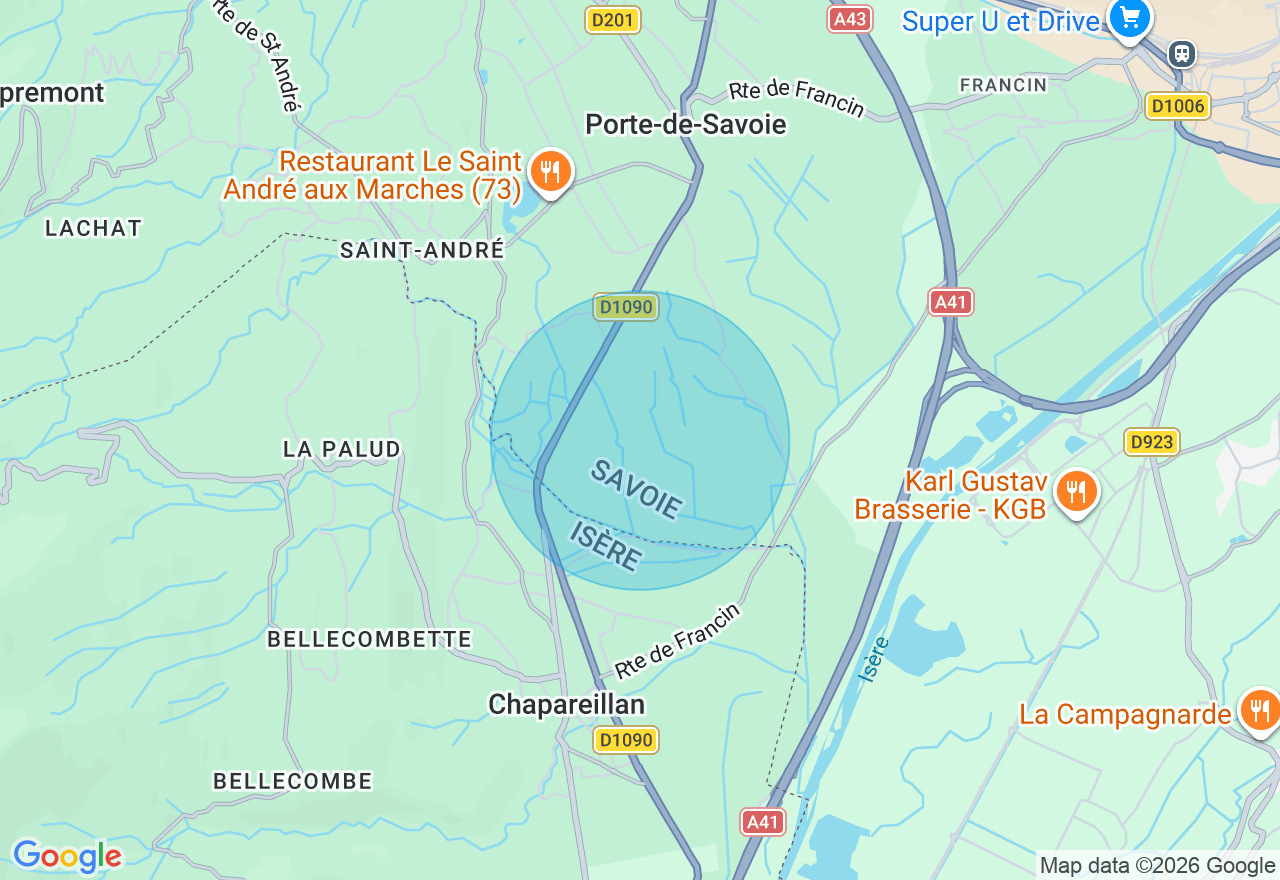 Carte de l'emplacement