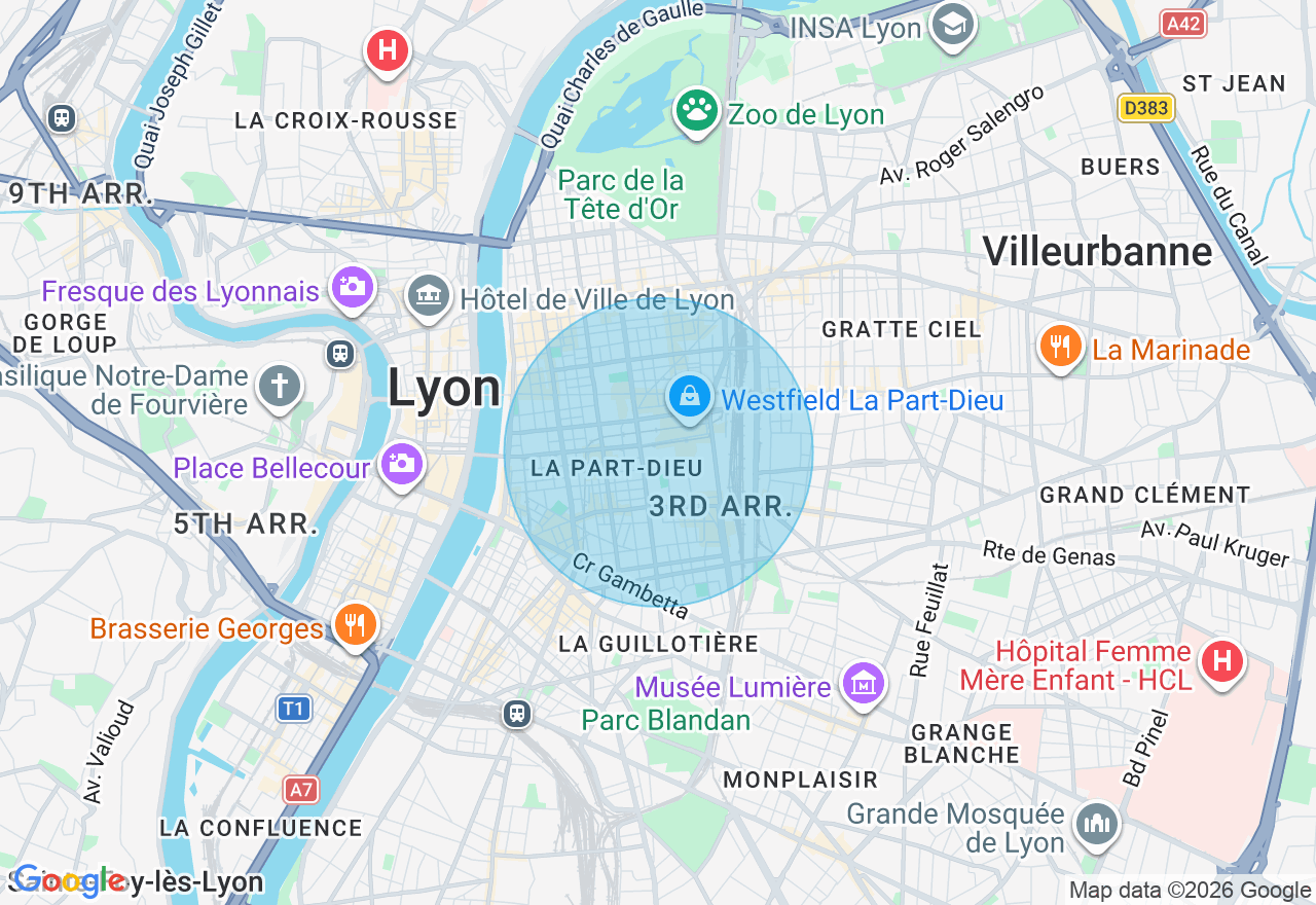 Carte de l'emplacement