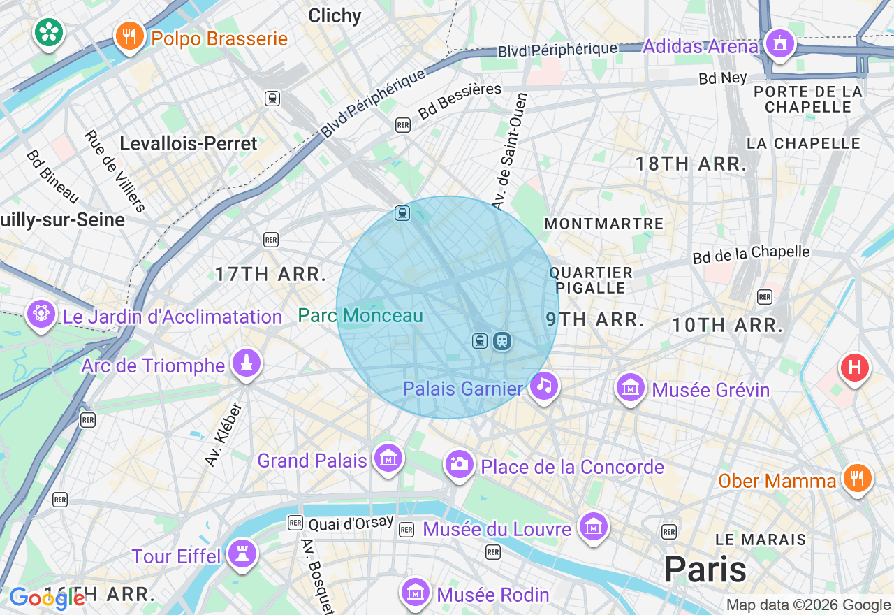 Carte de l'emplacement