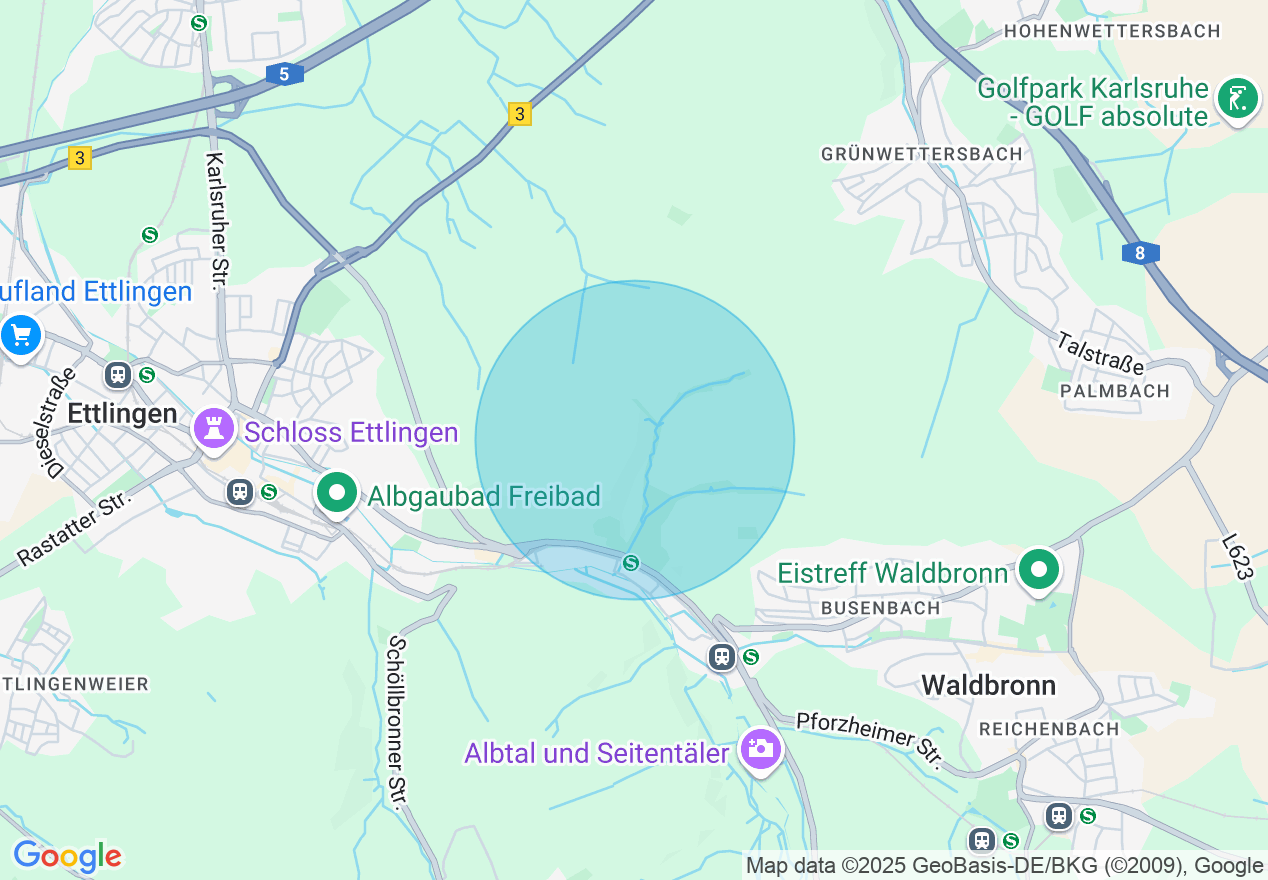 Kartenansicht der Location