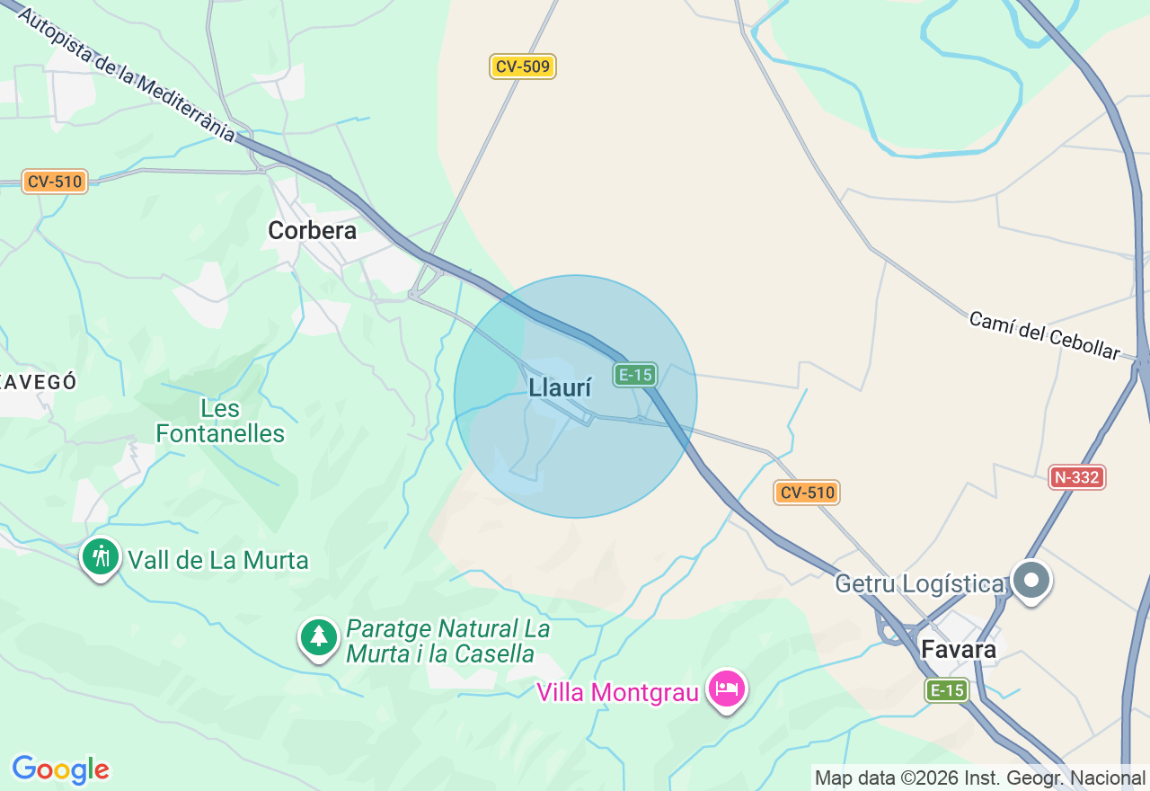 Mapa de la ubicación