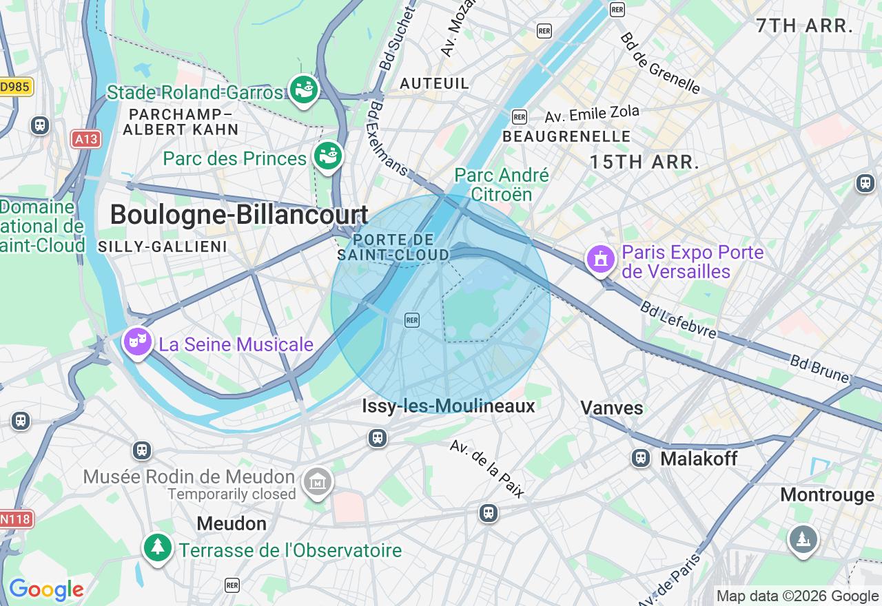 Carte de l'emplacement