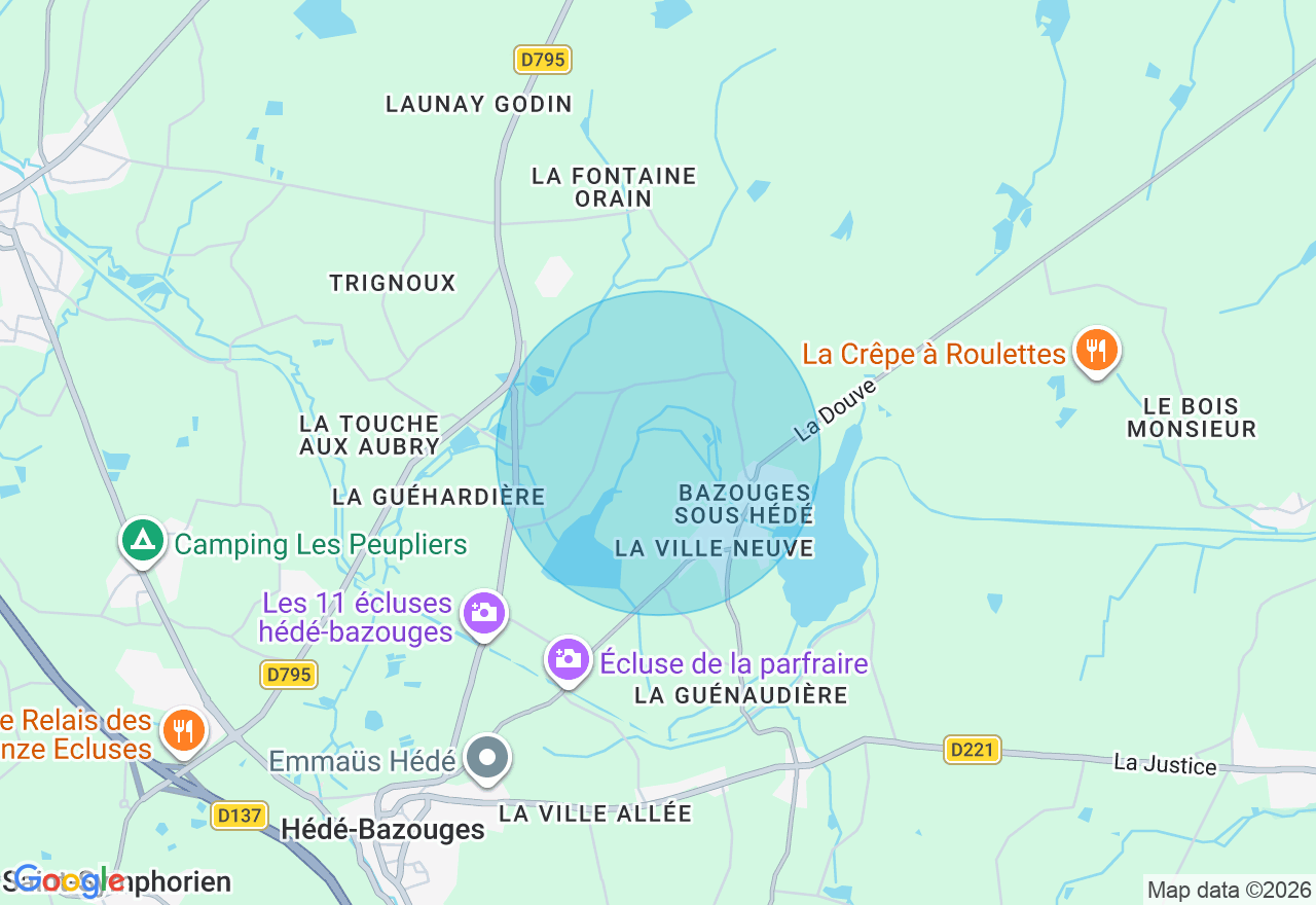 Carte de l'emplacement