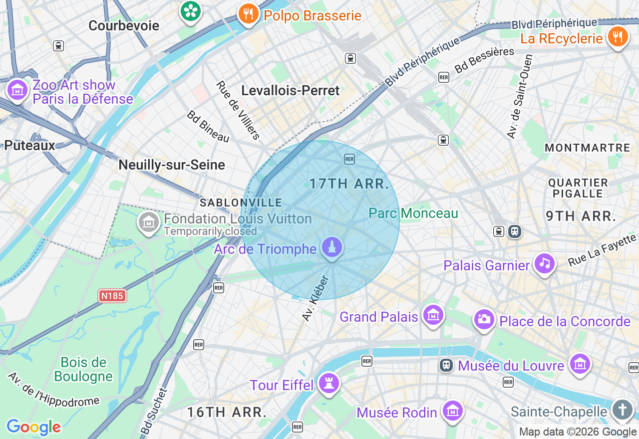 Carte de l'emplacement