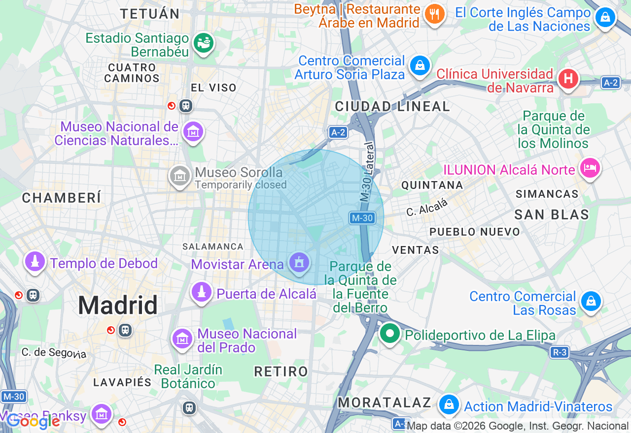 Mapa de la ubicación