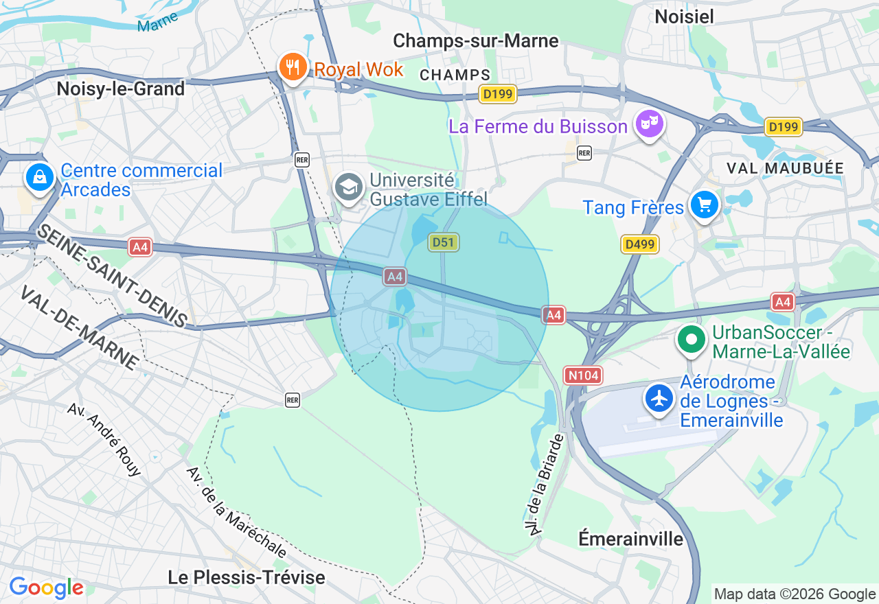 Carte de l'emplacement