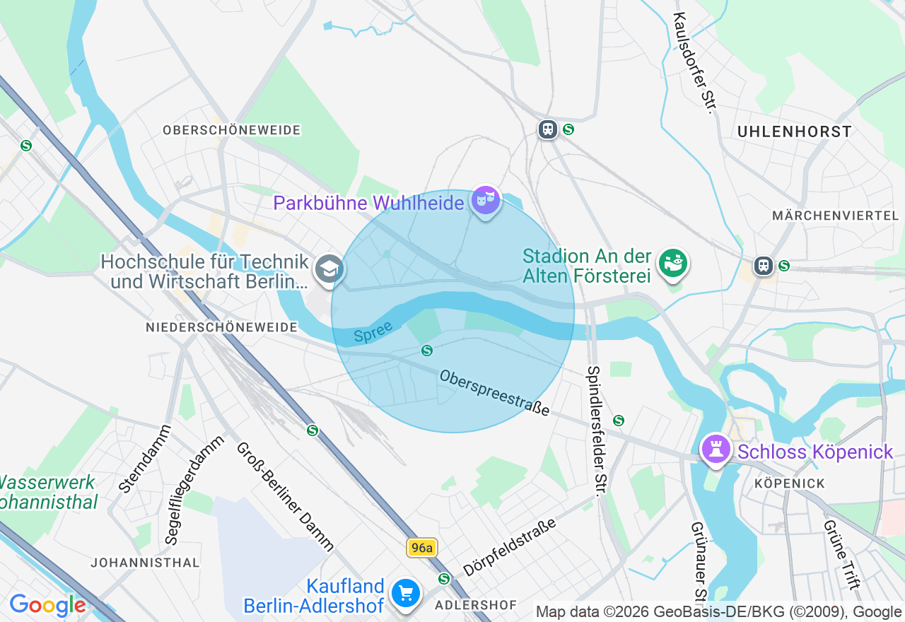 Kartenansicht der Location