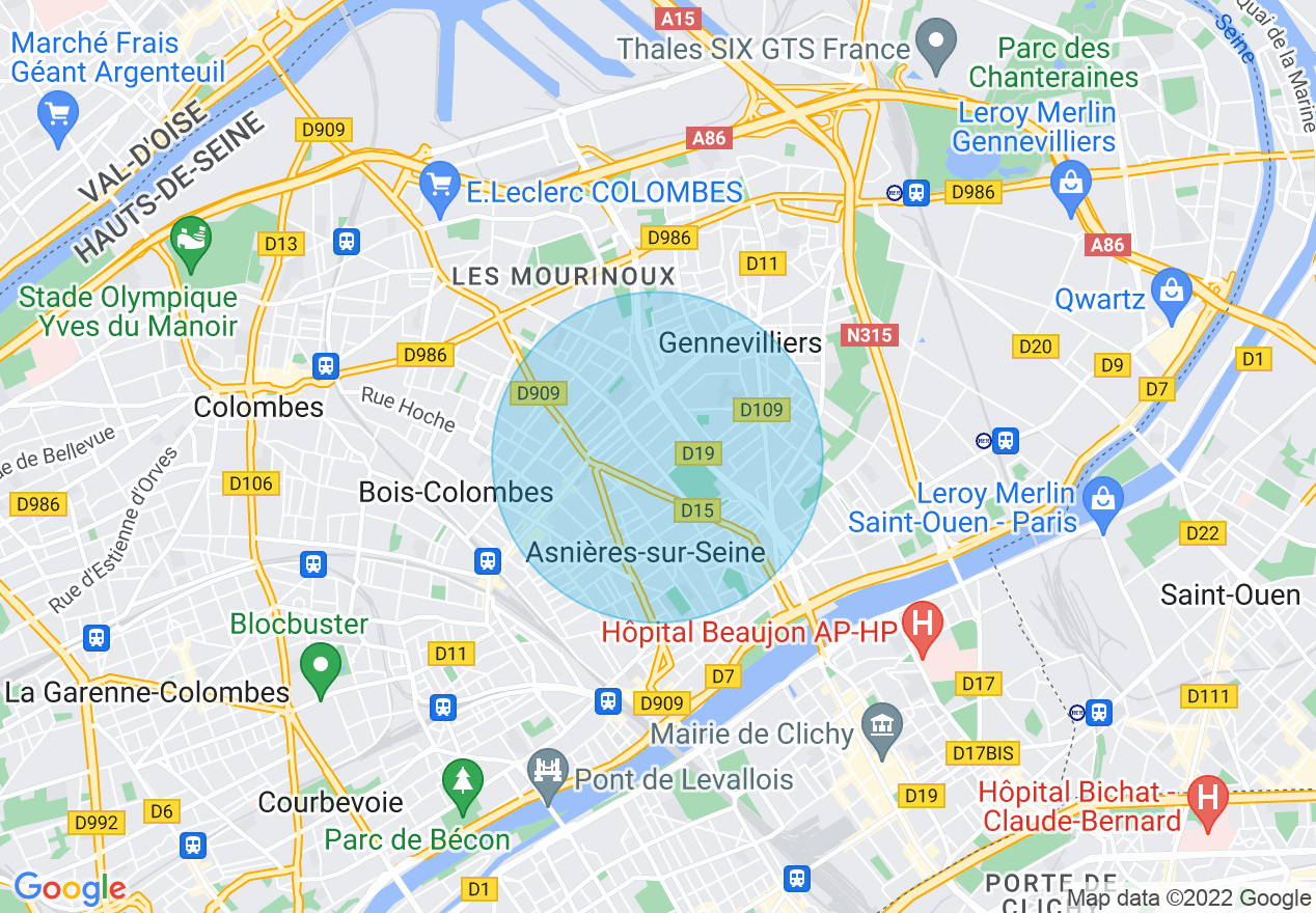 Carte de l'emplacement