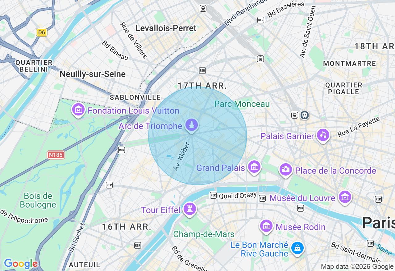 Carte de l'emplacement