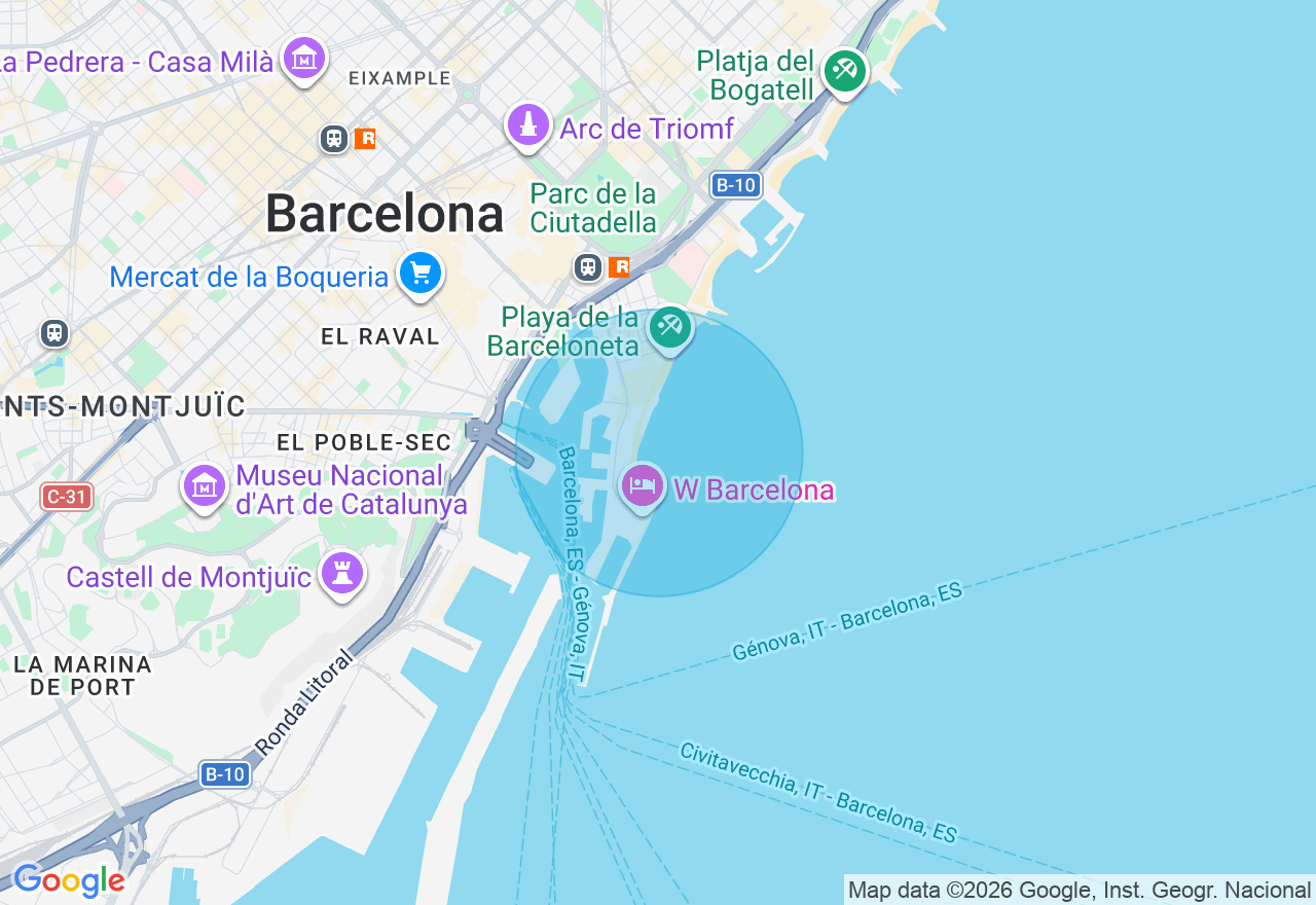 Mapa de la ubicación