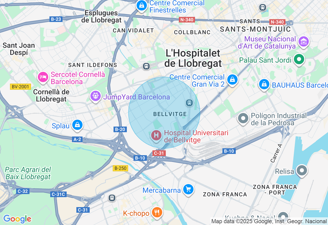 Mapa de la ubicación