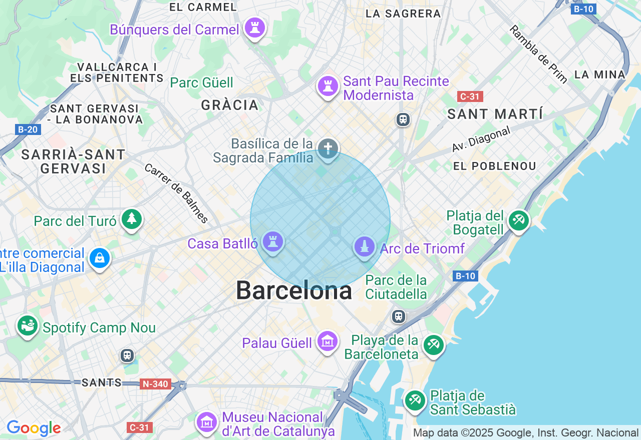 Mapa de la ubicación