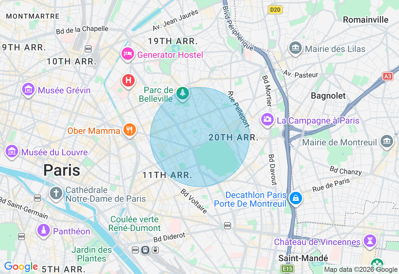 Carte de l'emplacement