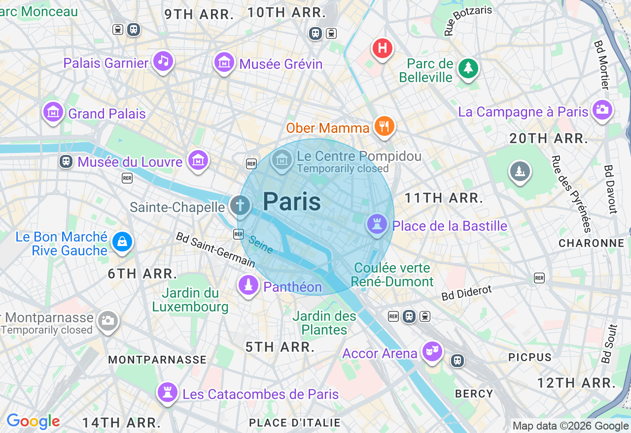 Carte de l'emplacement