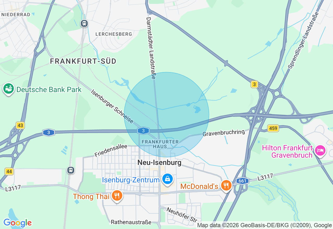 Kartenansicht der Location