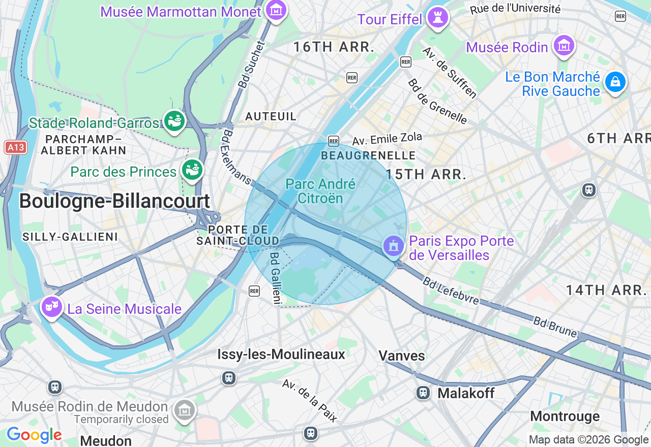 Carte de l'emplacement