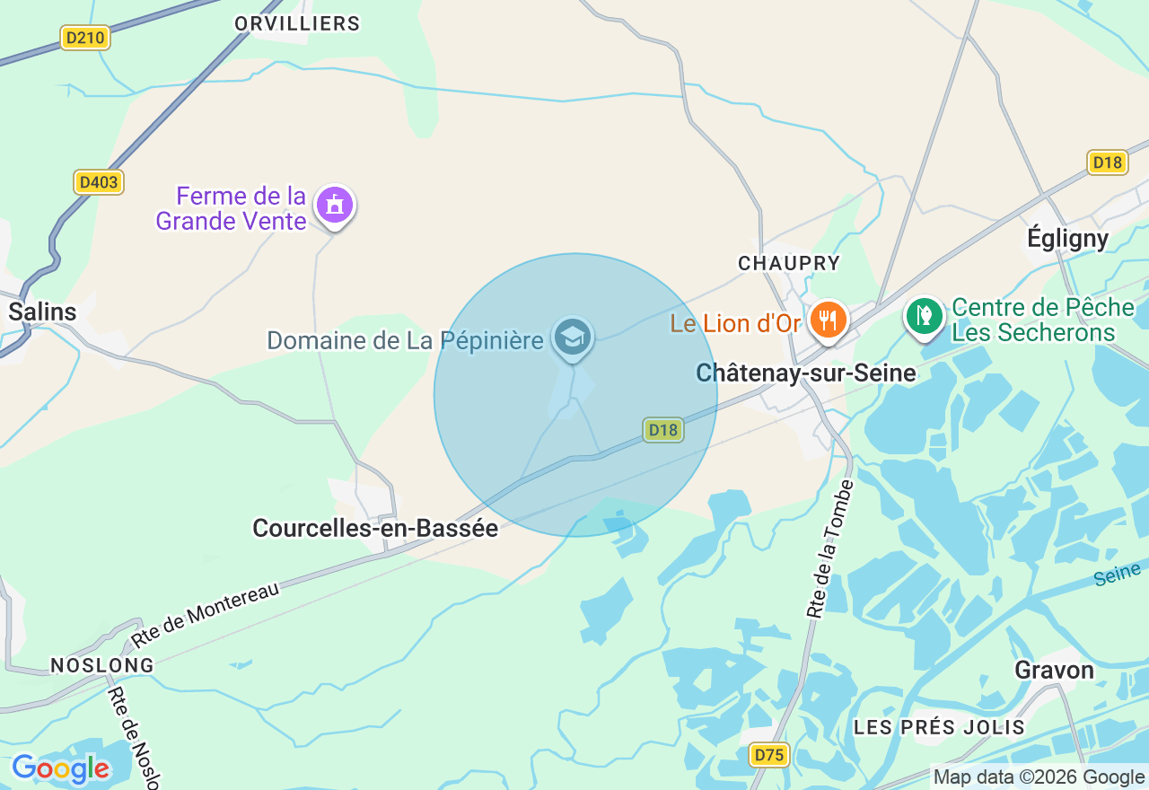 Carte de l'emplacement