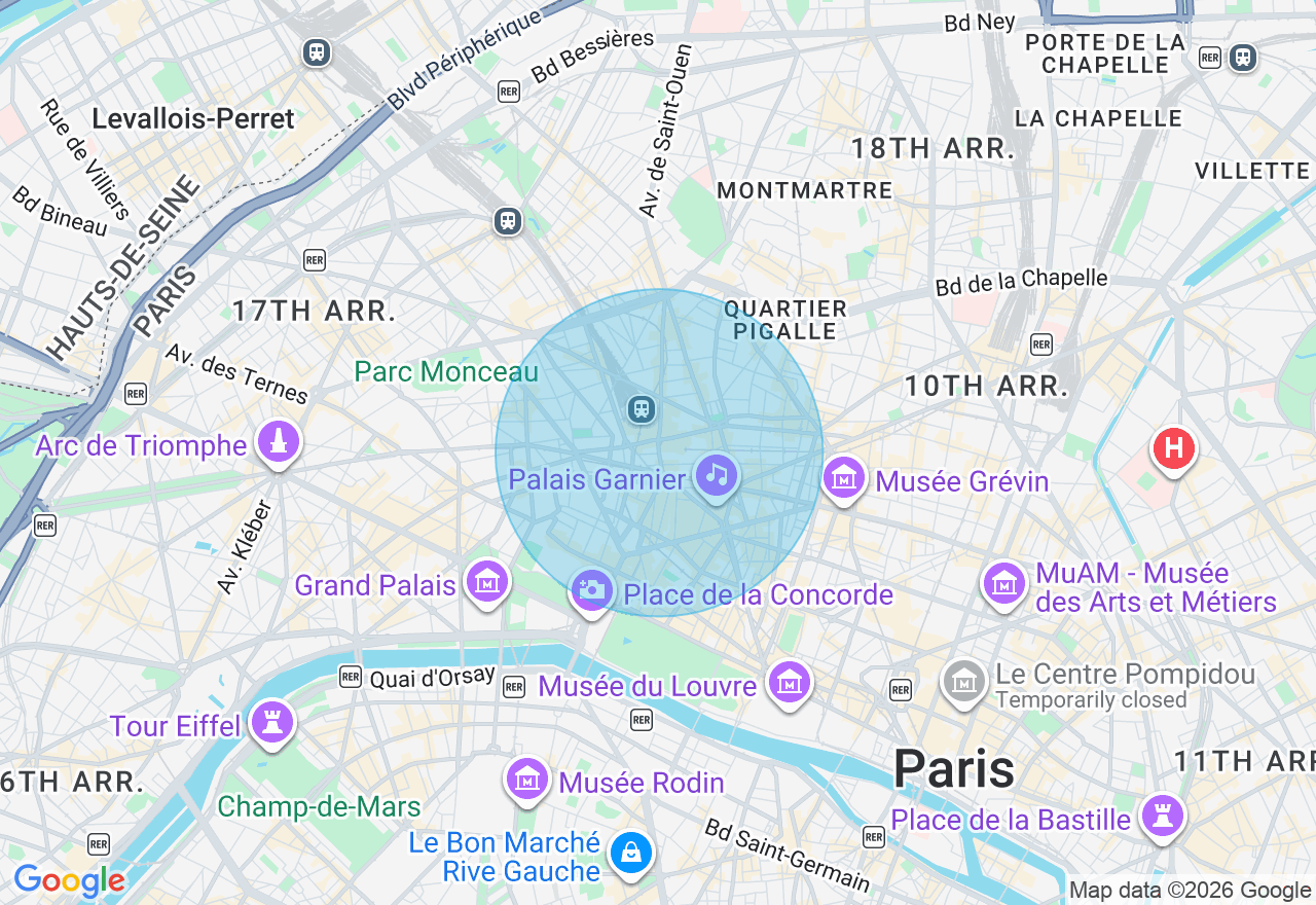 Carte de l'emplacement