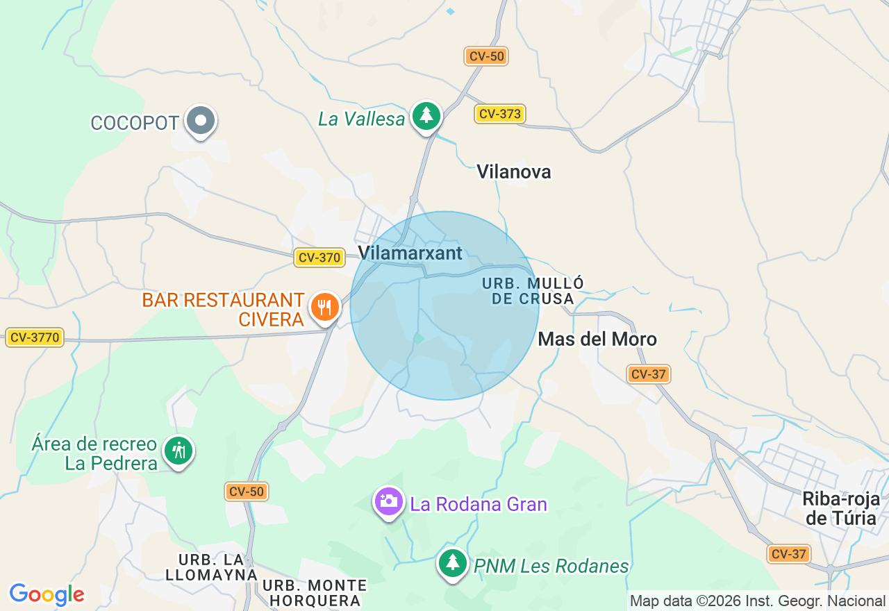 Mapa de la ubicación
