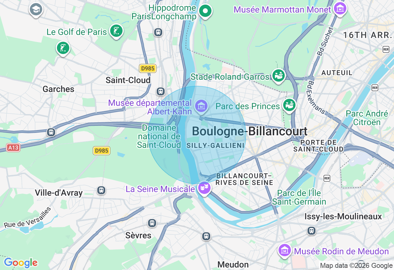 Carte de l'emplacement