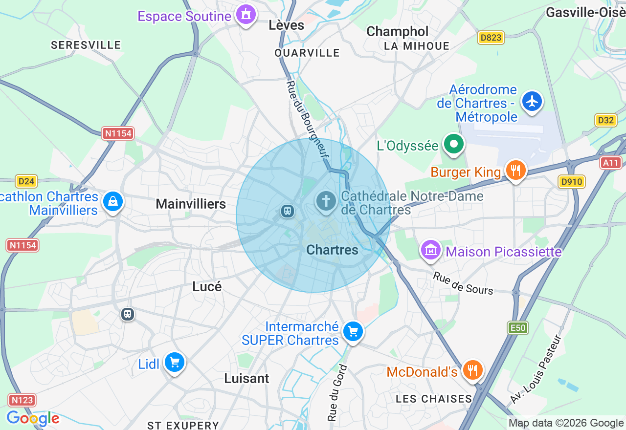 Carte de l'emplacement
