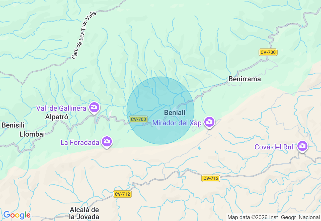 Mapa de la ubicación