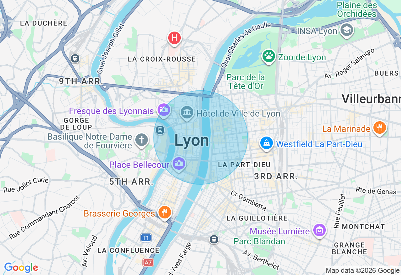 Carte de l'emplacement