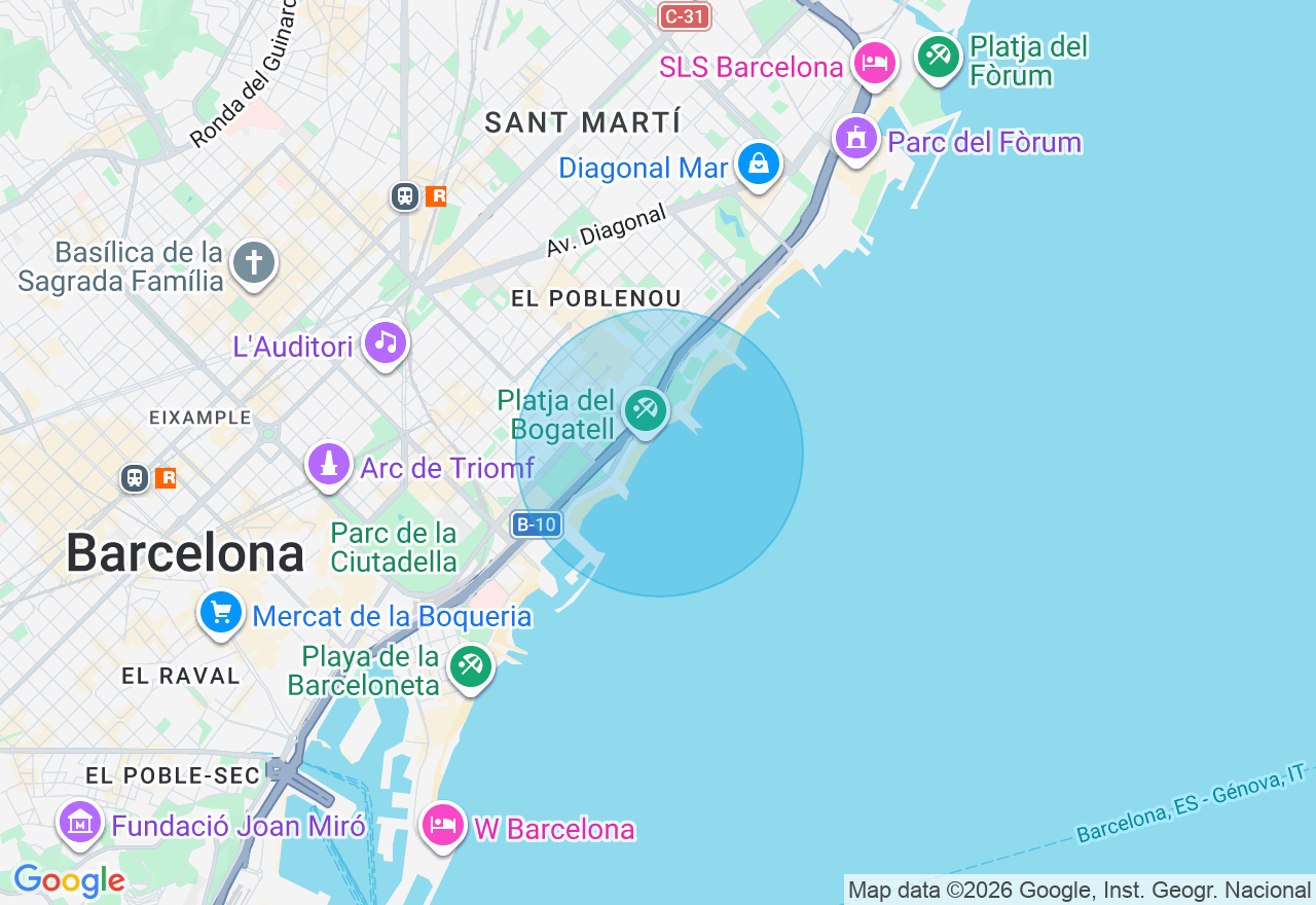 Mapa de la ubicación