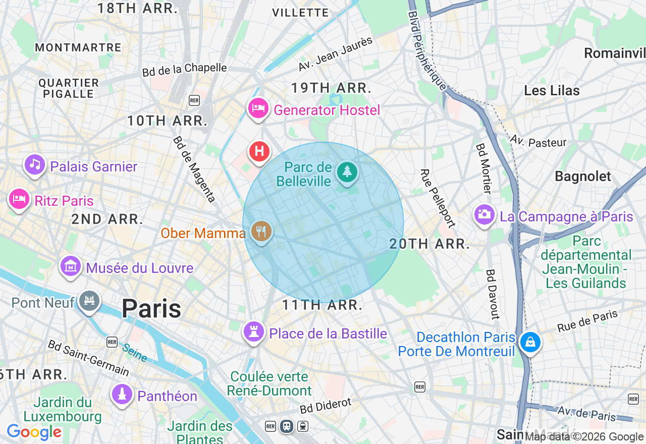Carte de l'emplacement