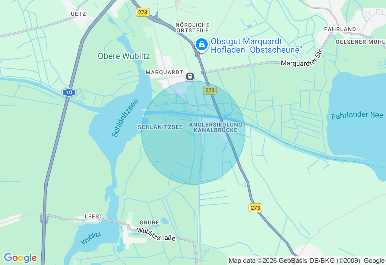 Kartenansicht der Location