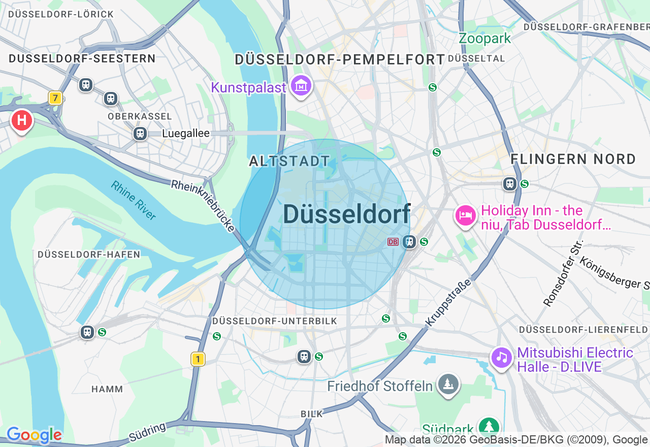 Kartenansicht der Location