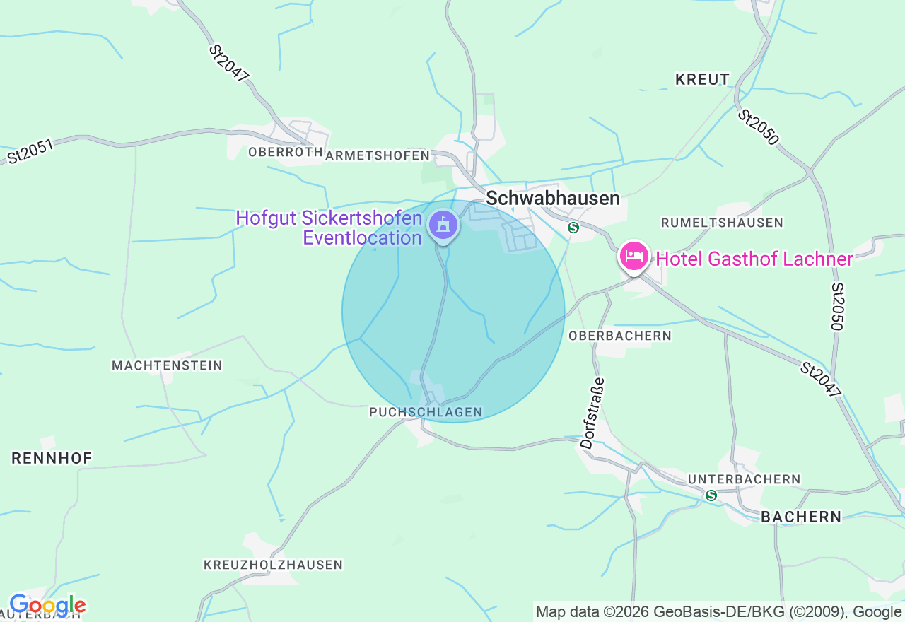Kartenansicht der Location
