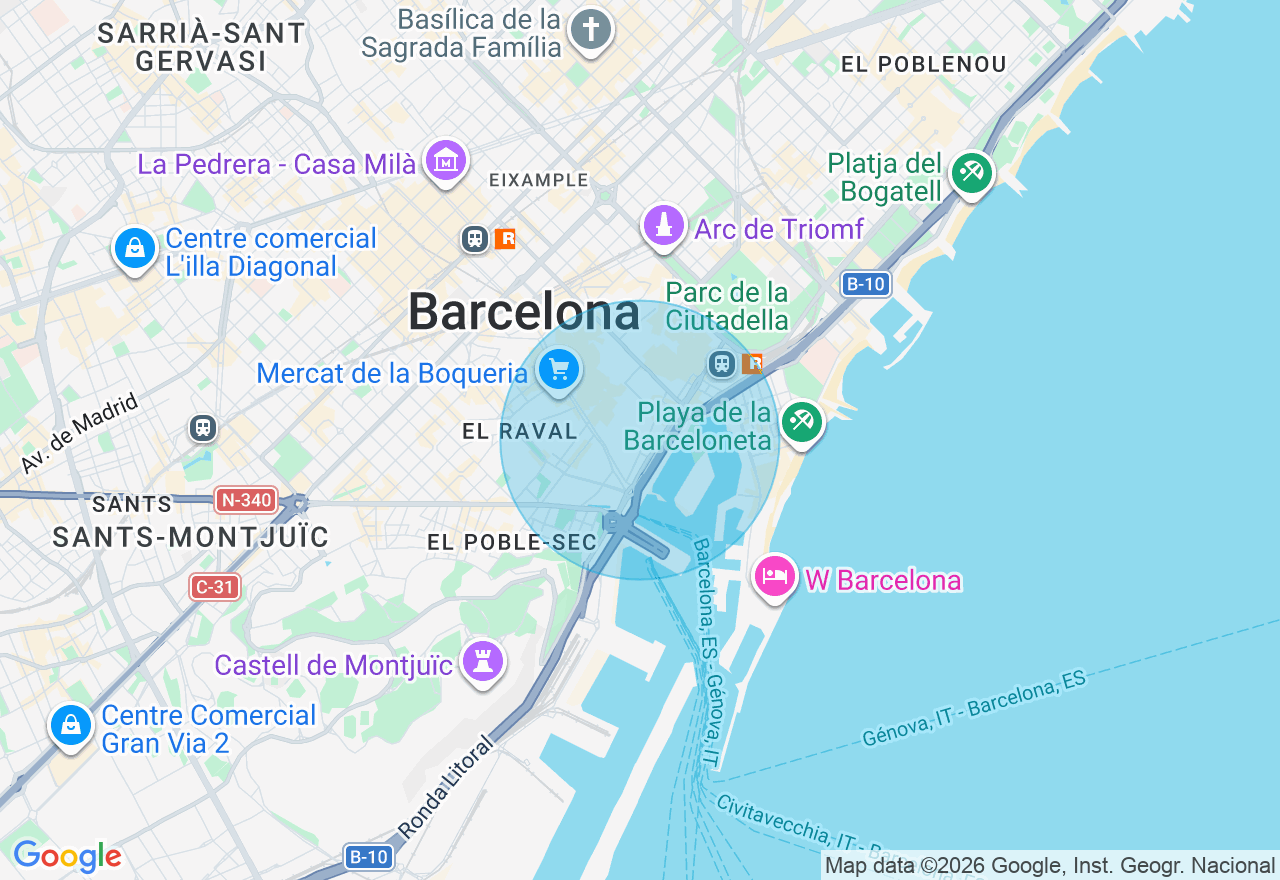 Mapa de la ubicación