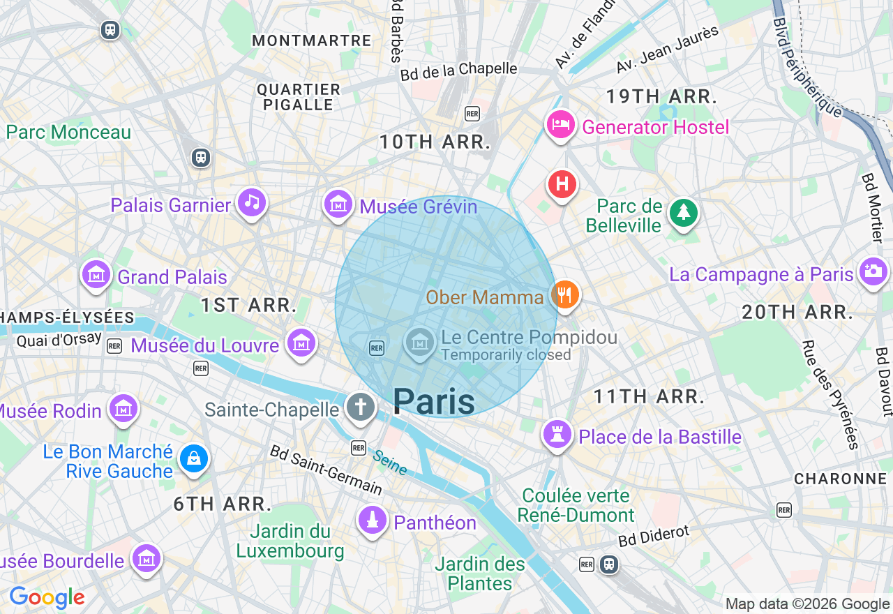 Carte de l'emplacement