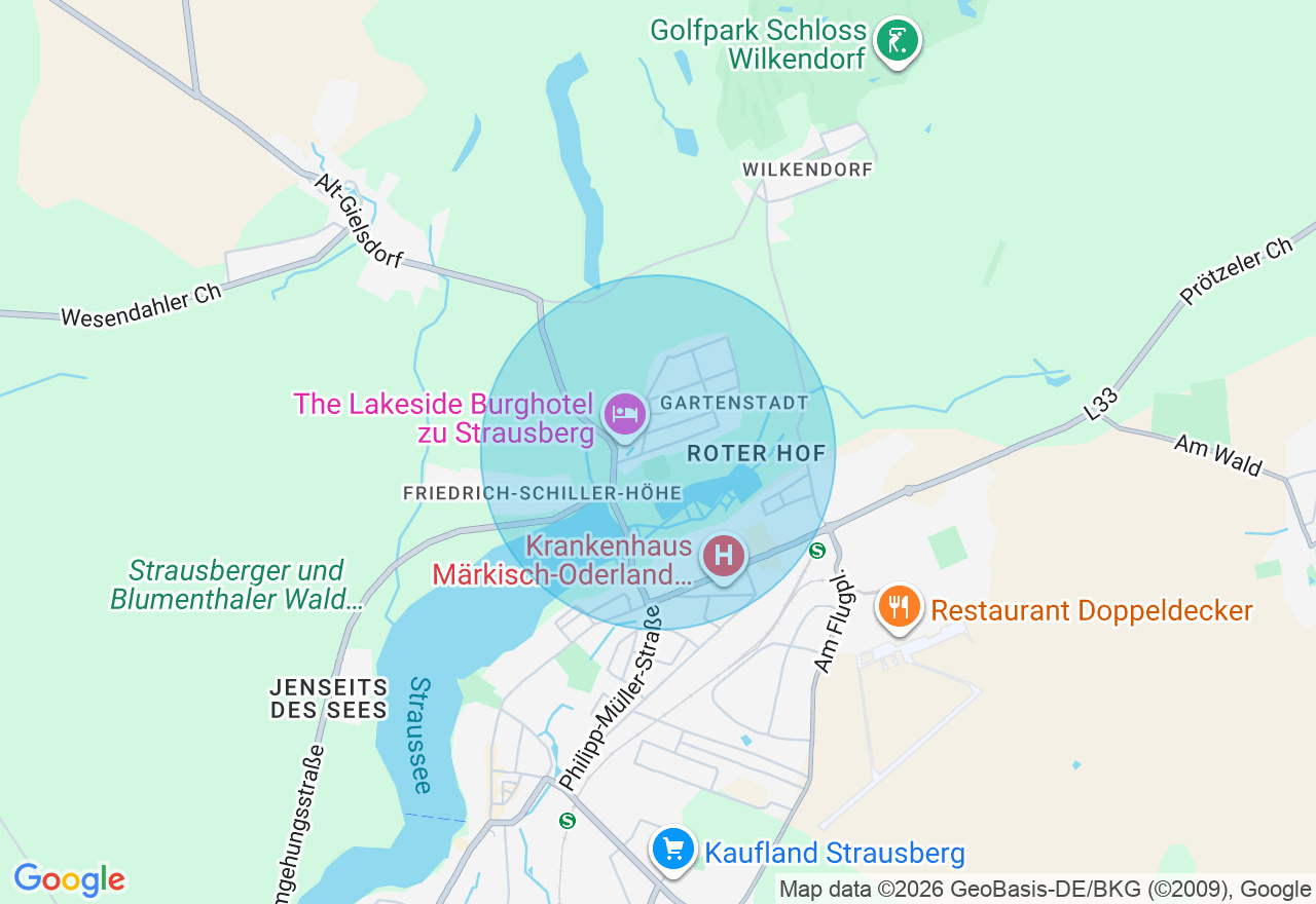 Kartenansicht der Location