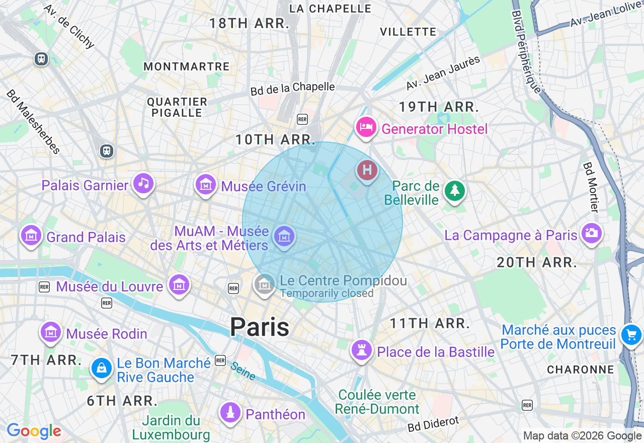 Carte de l'emplacement