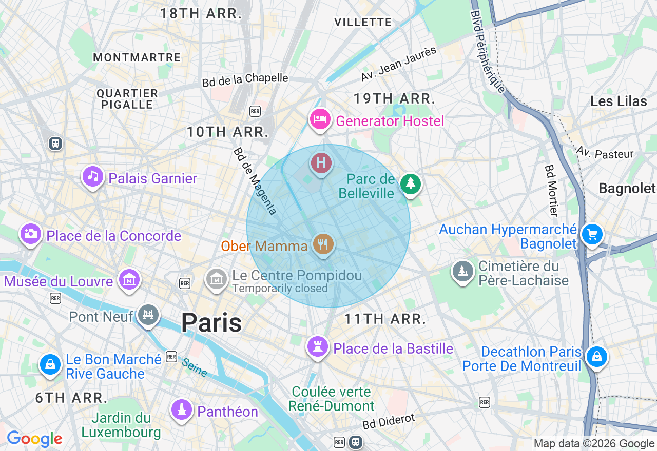 Carte de l'emplacement