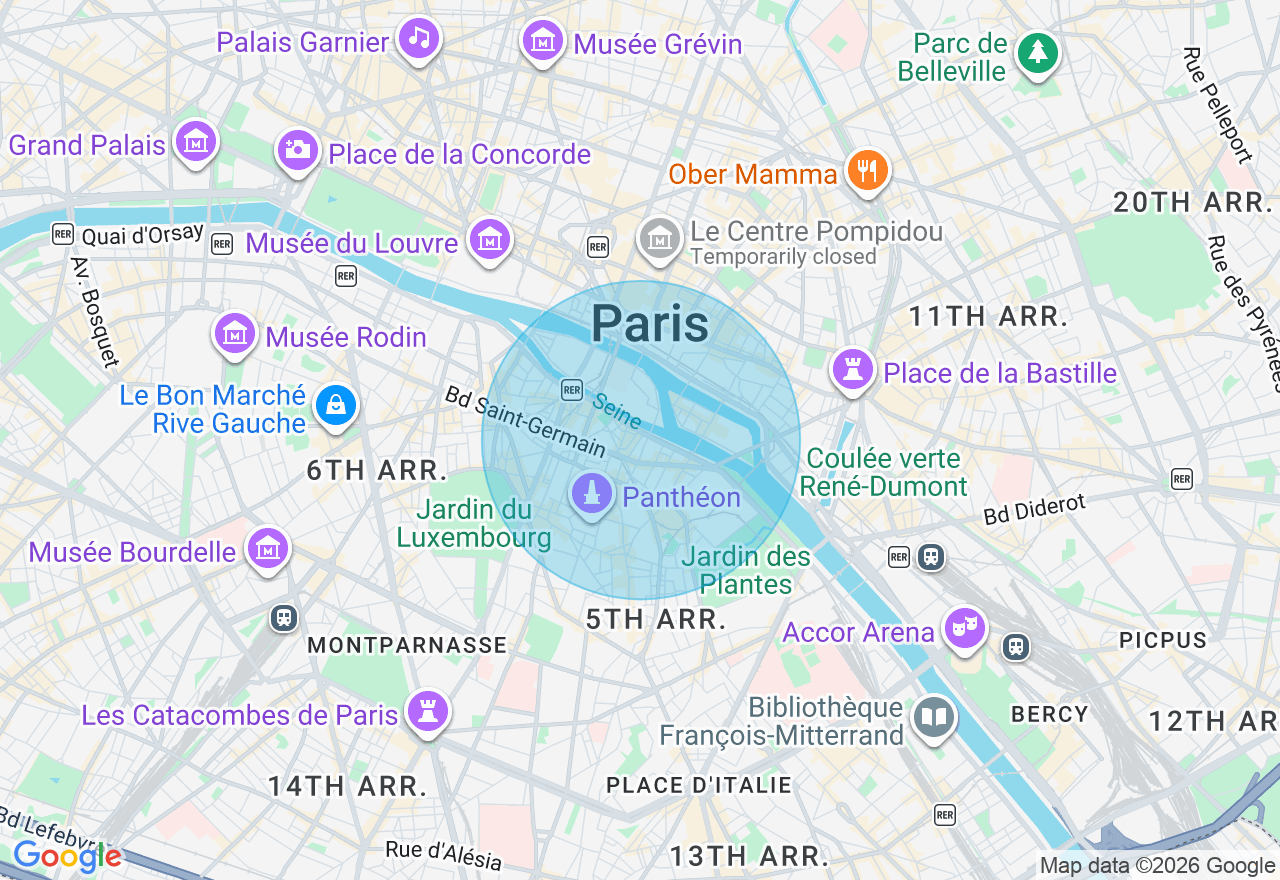 Carte de l'emplacement