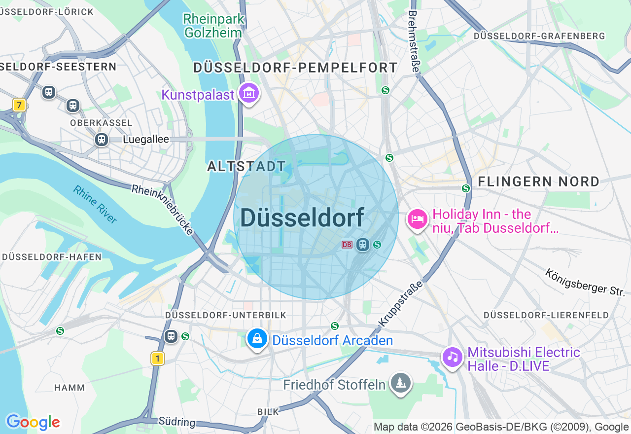 Kartenansicht der Location