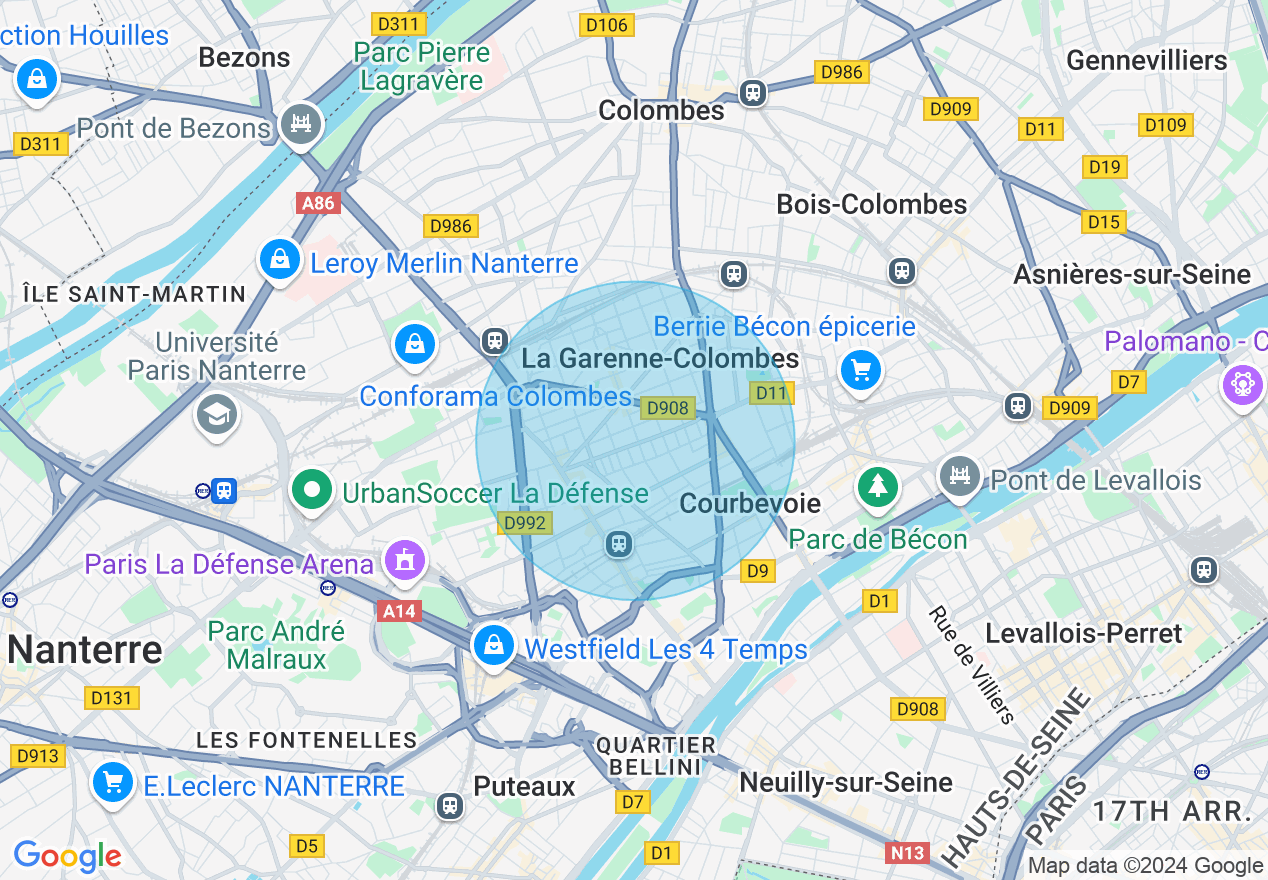 Carte de l'emplacement