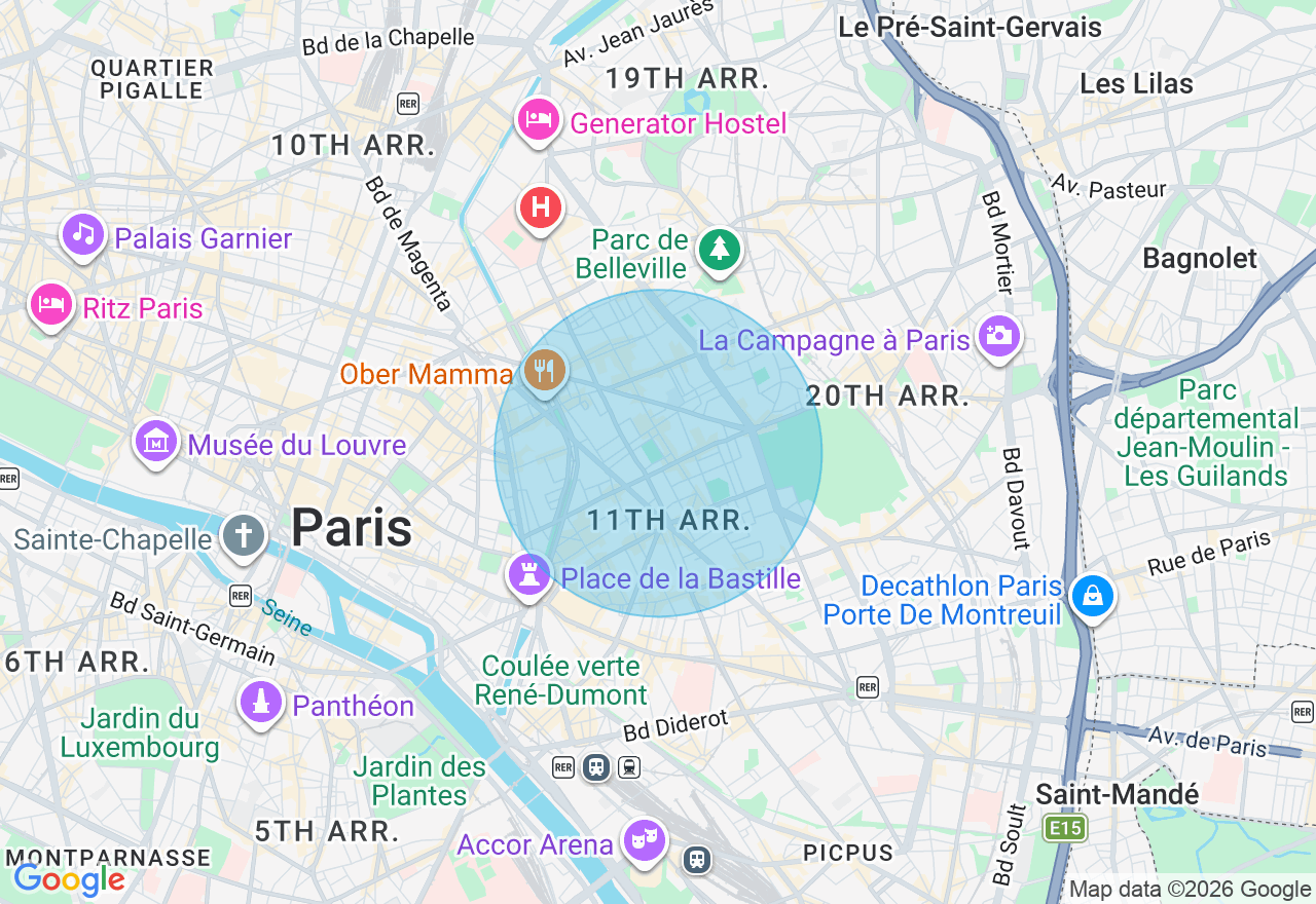 Carte de l'emplacement